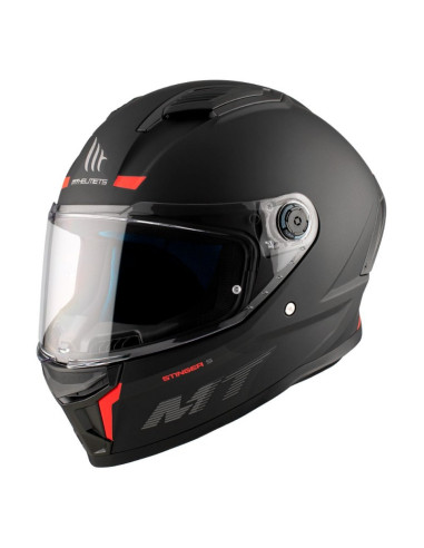 CASCO DE MOTO STINGER 2 SOLID A1 NEGRO