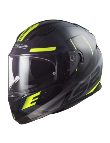 CASCO MOTO LS2 STREAM EVO SHADOW AMARILLO FLUOR
