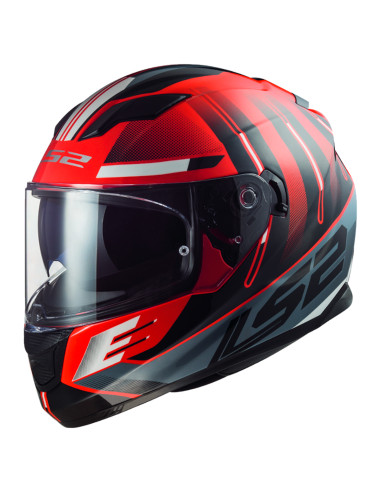 CASCO MOTO LS2 STREAM EVO SHADOW ROJO