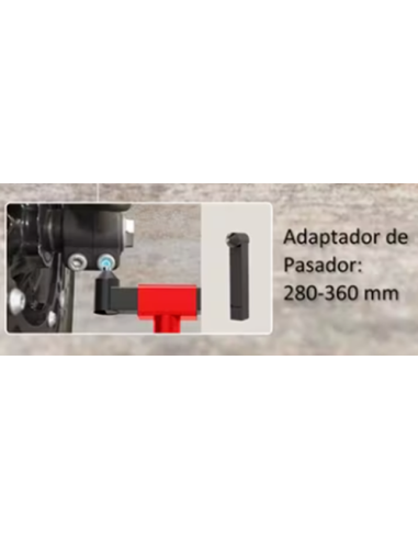 CABALLETE DE MOTO DELANTERO DE HORQUILLA ADAPTADOR DE PIN