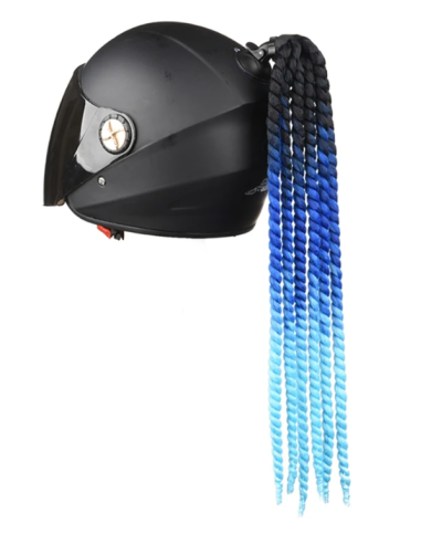 TRENZAS PARA CASCO DE MOTO