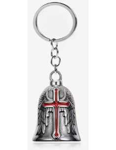 LLAVERO CAMPANA PARA MOTO CRUZ ROJA