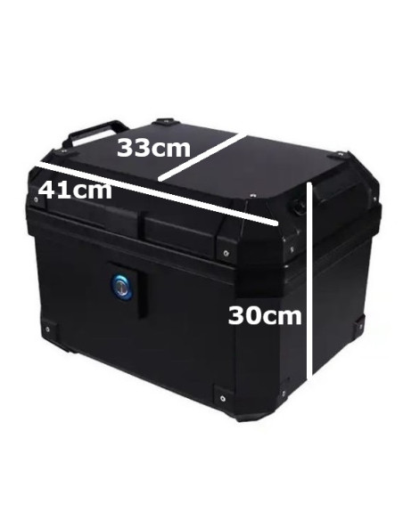 MALETA BAUL TRASERO 35 LITROS COLOR NEGRO LIQUIDACIÓN