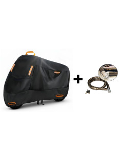 PACK FUNDA DE MOTO + ANTIRROBO ARTICULADO