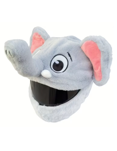 FUNDA DE CASCO DE ELEFANTE DE PELUCHE (CASCO PEQUEÑO)