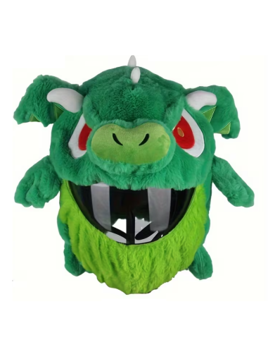 FUNDA DE CASCO DE DRAGÓN DE PELUCHE