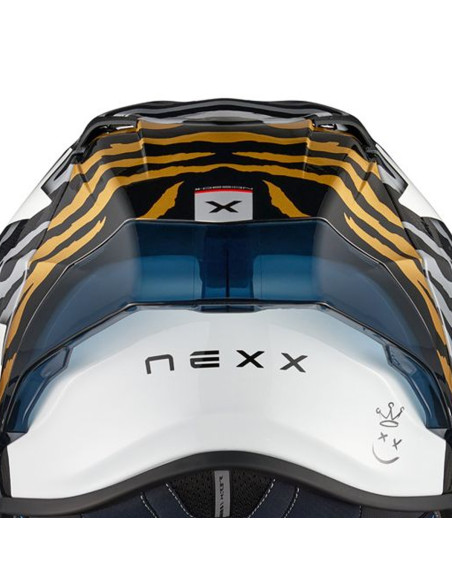 CASCO NEXX X.R3R ZIGER CARBON GRIS ORO