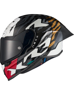CASCO NEXX X.R3R ZIGER CARBON GRIS ORO