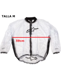 CHAQUETA DE MOTO ALPINESTARS TRANSPARENTE MX MUD 2