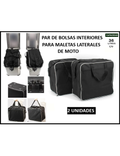PAR DE BOLSAS INTERIORES PARA MALETAS LATERALES DE MOTO