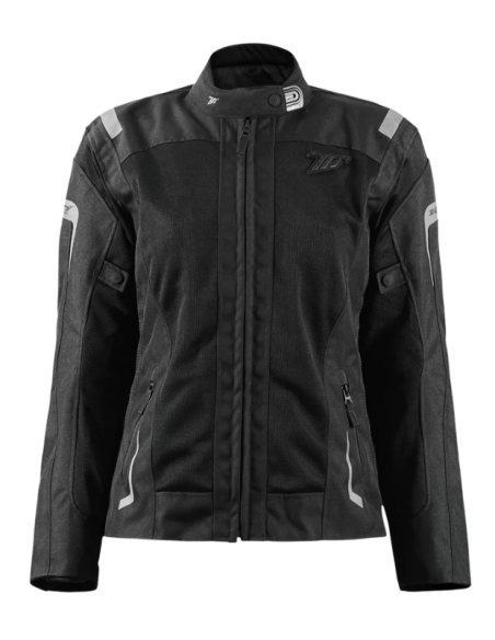 CAZADORA DE MOTO DE VERANO DE MUJER SD-JT68 Sahara - Negro