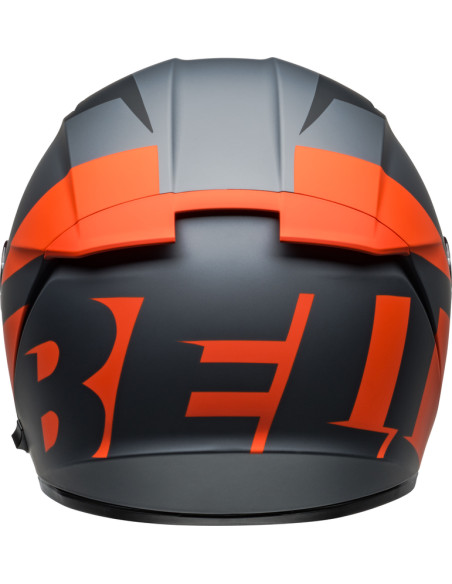 CASCO MOTO BELL LITHIUM - GRIS/NARANJA