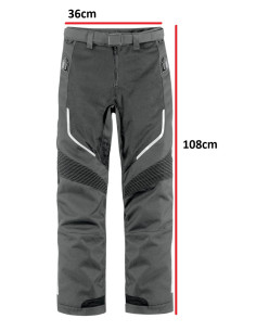 PANTALON DE MOTO ICON CITADEL TECHNICAL MESH MUJER GRIS 2