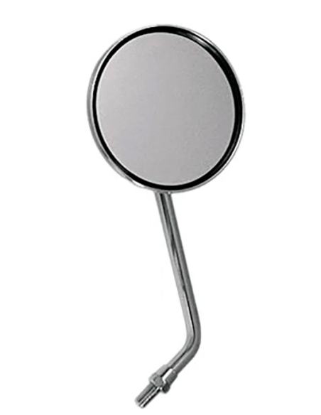 Espejo de moto cromado plateado M10