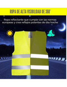 CHALECO REFLECTANTE HOMOLOGADO CE EN ISO 20471 2