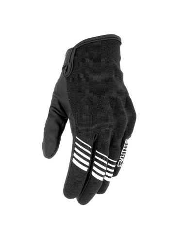 GUANTES DE MOTO NEGROS BURN CON PROTECCIONES