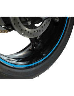 TIRAS DE RUEDAS PARA MOTO COLOR AZUL CON APLICADOR