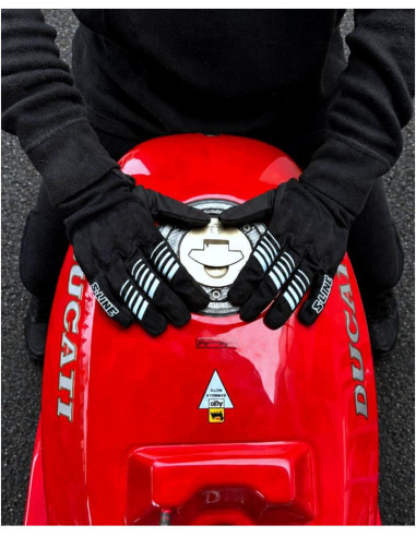 Pack de Guantes de moto homologados + Chaleco reflectante homologado