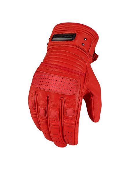 GUANTES DE MOTO ICON BELTWAY ROJOS