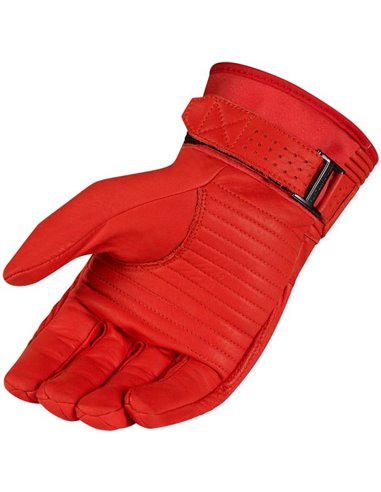 GUANTES DE MOTO ICON BELTWAY ROJOS