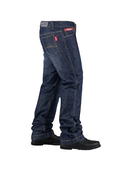 PANTALON DE MOTO VAQUERO ICON STRONGARM2 BLUE