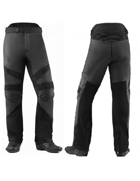 PANTALON MOTO ICON PIEL HYPERSPORTS ST NEGRO