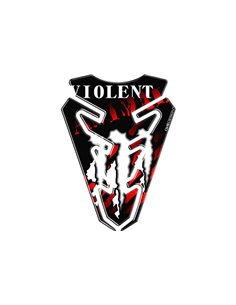 PROTECTOR DE DEPOSITO VIOLENT ROJO
