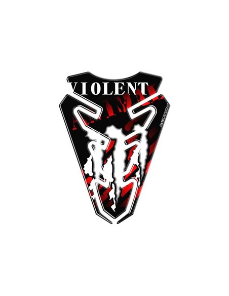 PROTECTOR DE DEPOSITO VIOLENT ROJO