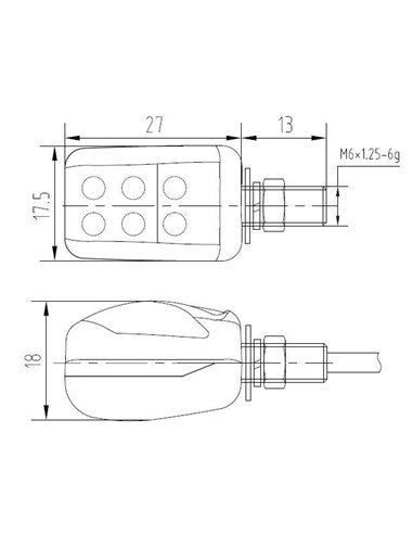 INTERMITENTES DE MOTO UNIVERSAL CHIP