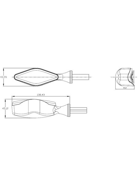 INTERMITENTES DE MOTO UNIVERSAL SPARKLY