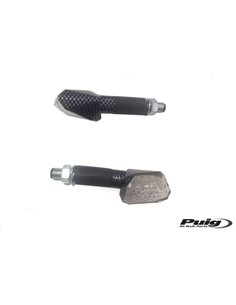 INTERMITENTES DE MOTO UNIVERSAL RUBÍ SIMIL CARBONO LARGO