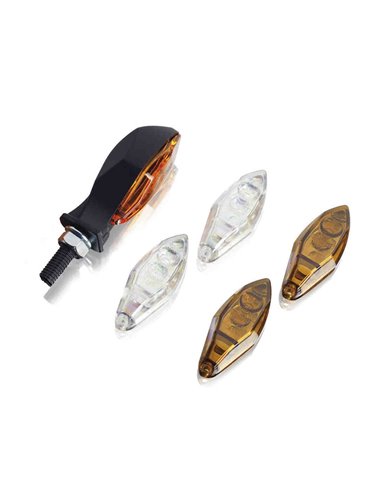 INTERMITENTES DE MOTO UNIVERSAL MASA NEGRO