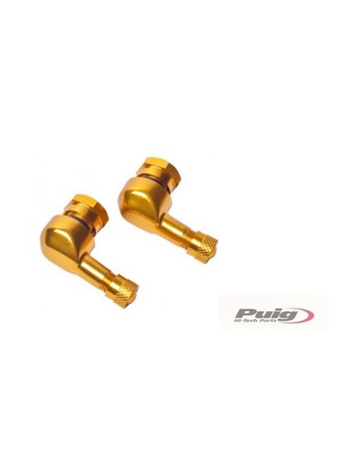 JUEGO DE VALVULAS UNIVERSALES COLOR AMARILLO 8,3mm