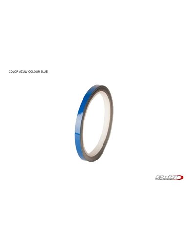 TIRAS DE RUEDAS PARA MOTO COLOR AZUL SIN APLICADOR