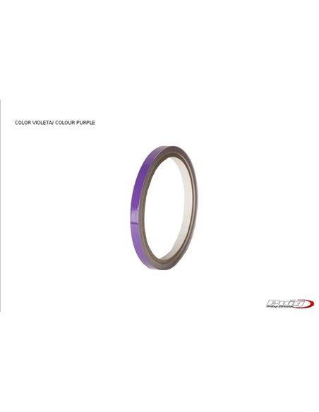 TIRAS DE RUEDAS PARA MOTO COLOR LILA SIN APLICADOR