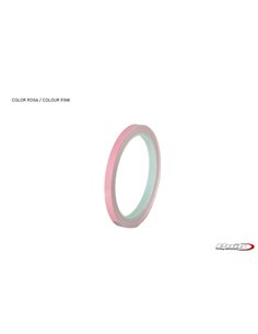 TIRAS DE RUEDAS PARA MOTO COLOR ROSA SIN APLICADOR 2