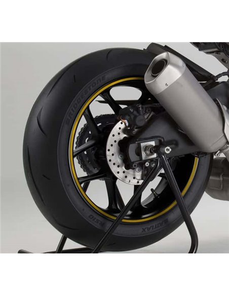 TIRAS DE RUEDAS PARA MOTO COLOR ORO SIN APLICADOR