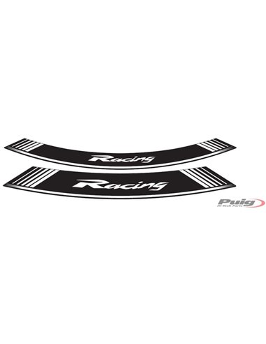 TIRAS EN ARCO ESPECIAL UNIVERSAL COLOR BLANCO RACING