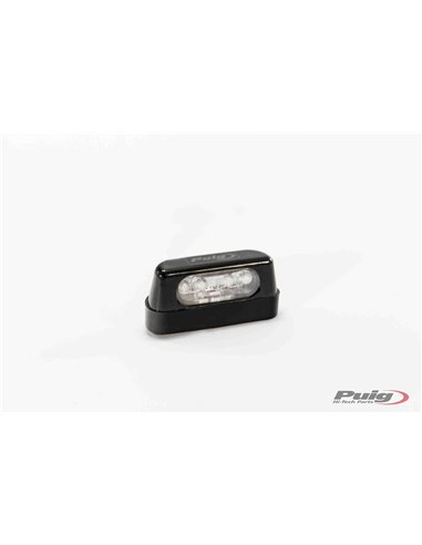 LUZ PORTAMATRICULA UNIVERSAL MIG NEGRO