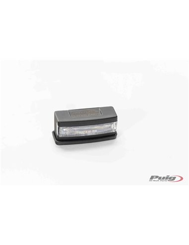 LUZ PORTAMATRICULA UNIVERSAL PLA NEGRO