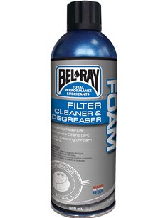 SPRAY 400 ML BEL-RAY FOAM FILTER CLEANER & DEGREASER