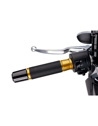 PUÑOS DE MOTO HI-TECH ASCENT DORADOS
