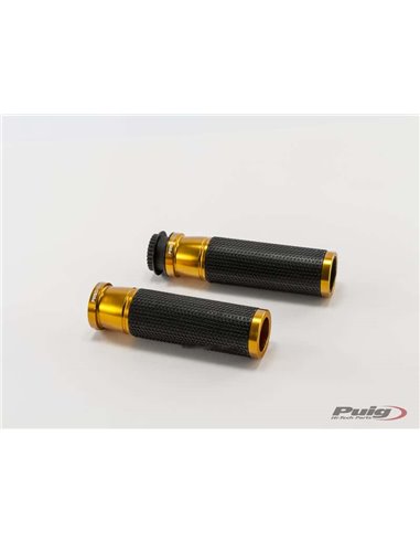 PUÑOS DE MOTO HI-TECH ASCENT DORADOS