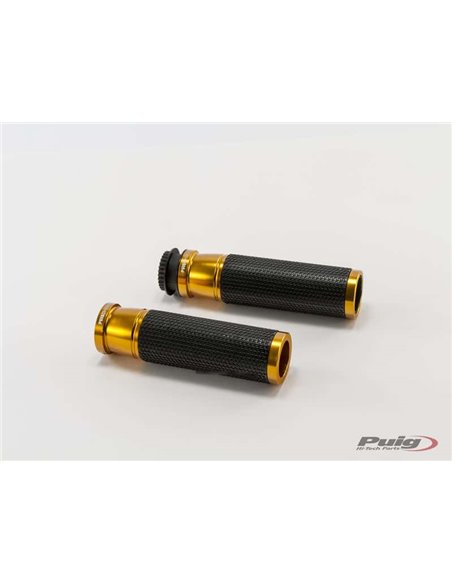PUÑOS DE MOTO HI-TECH ASCENT DORADOS