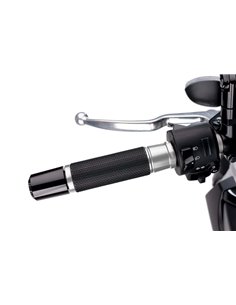 PUÑOS DE MOTO HI-TECH ASCENT PLATA