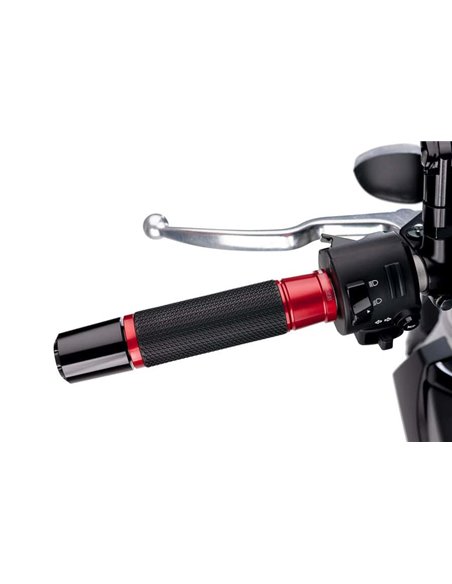 PUÑOS DE MOTO HI-TECH ASCENT ROJOS