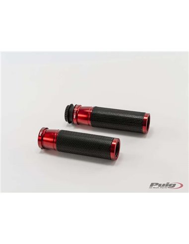 PUÑOS DE MOTO HI-TECH ASCENT ROJOS