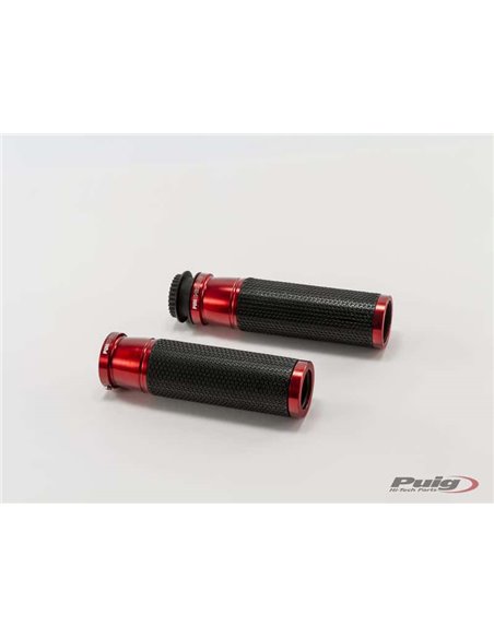 PUÑOS DE MOTO HI-TECH ASCENT ROJOS