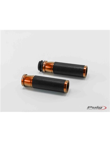 PUÑOS DE MOTO HI-TECH ASCENT NARANJAS