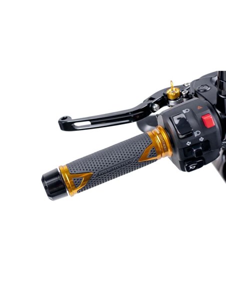 PUÑOS DE MOTO HI-TECH RADIKAL DORADO 123mm